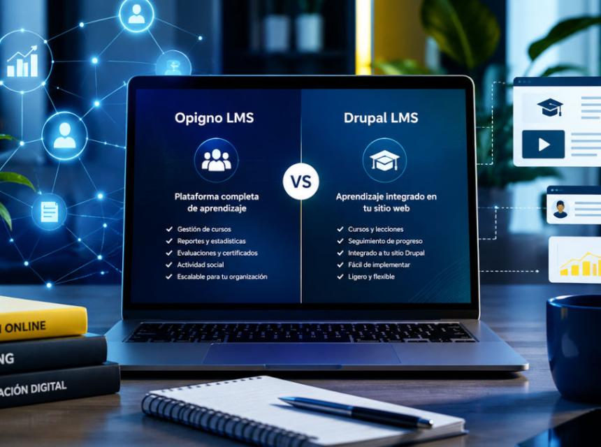 LMS con Drupal y Opigno